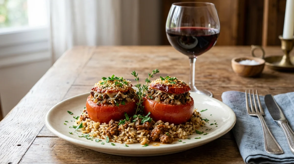 quel vin avec des tomates farcies