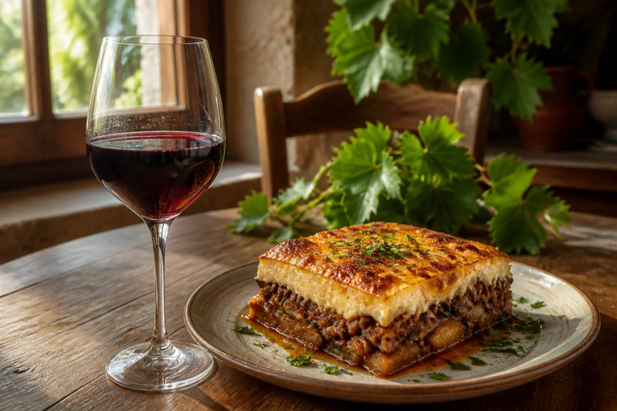 quel vin avec moussaka