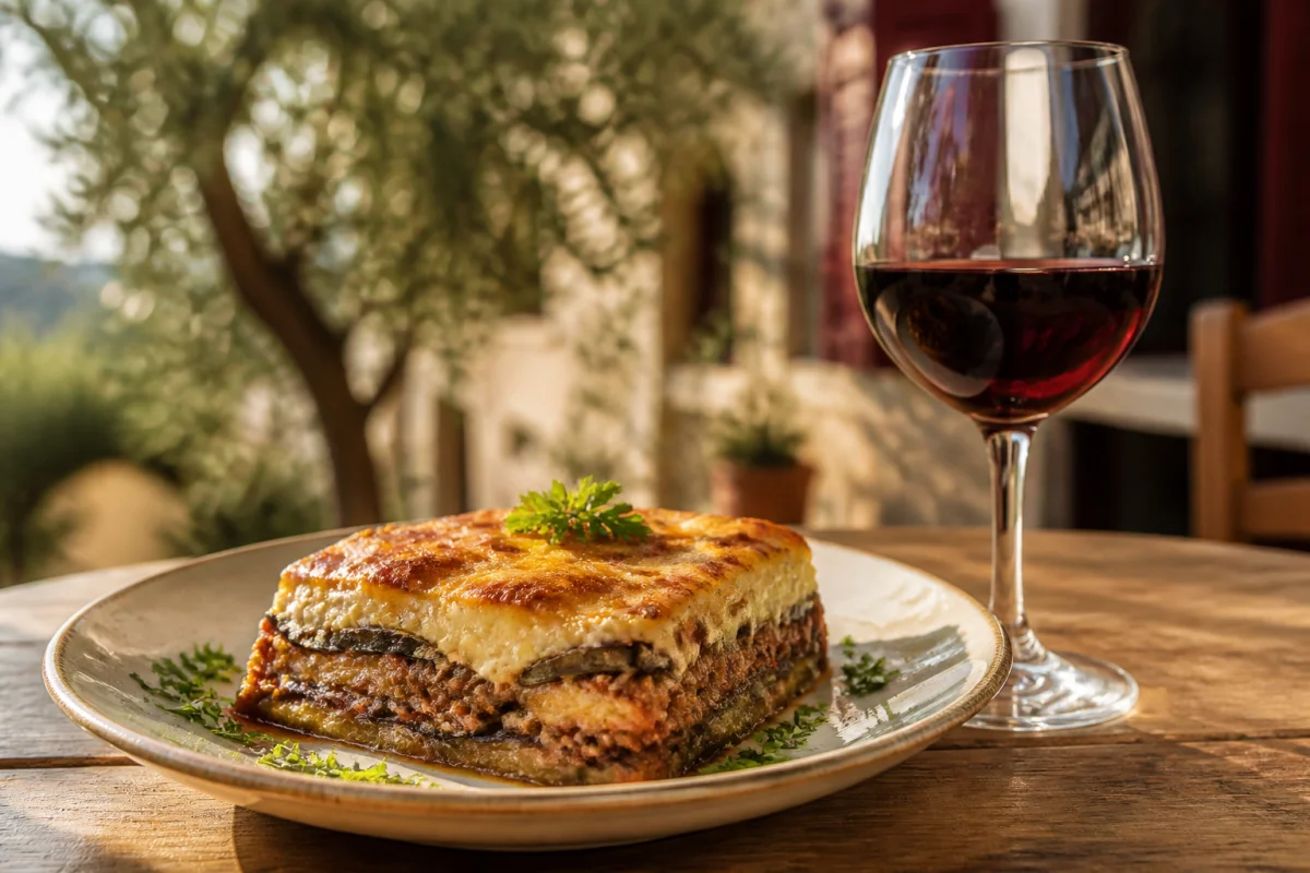 quel vin avec moussaka