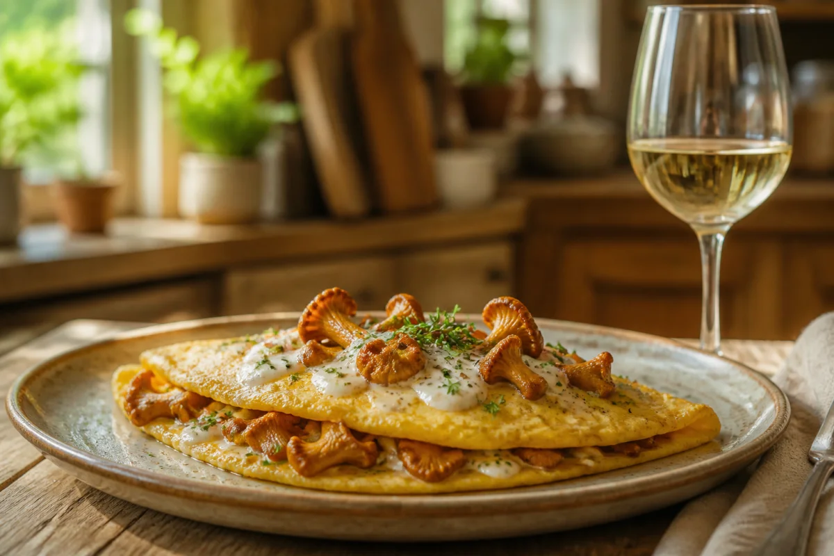 quel vin avec omelette aux girolles