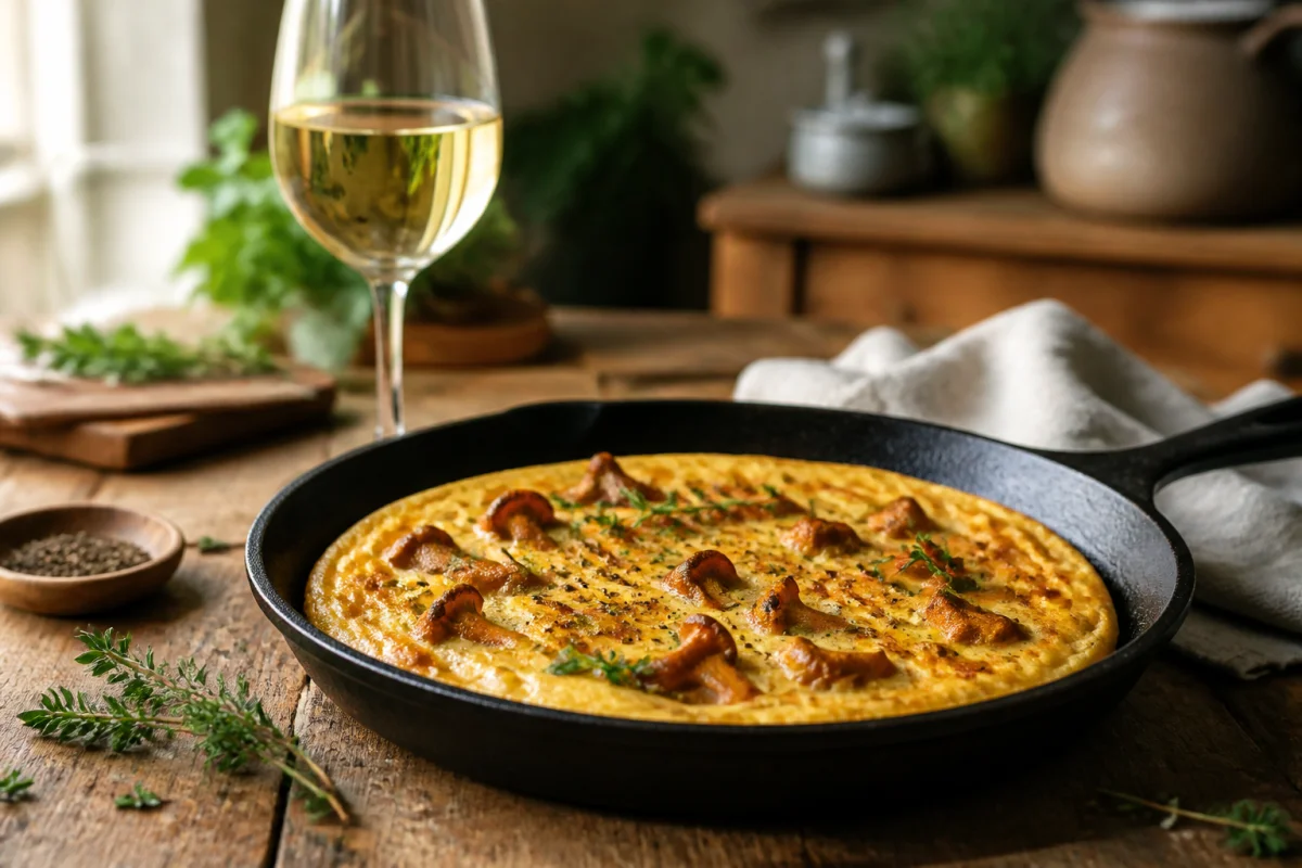 quel vin avec omelette aux girolles